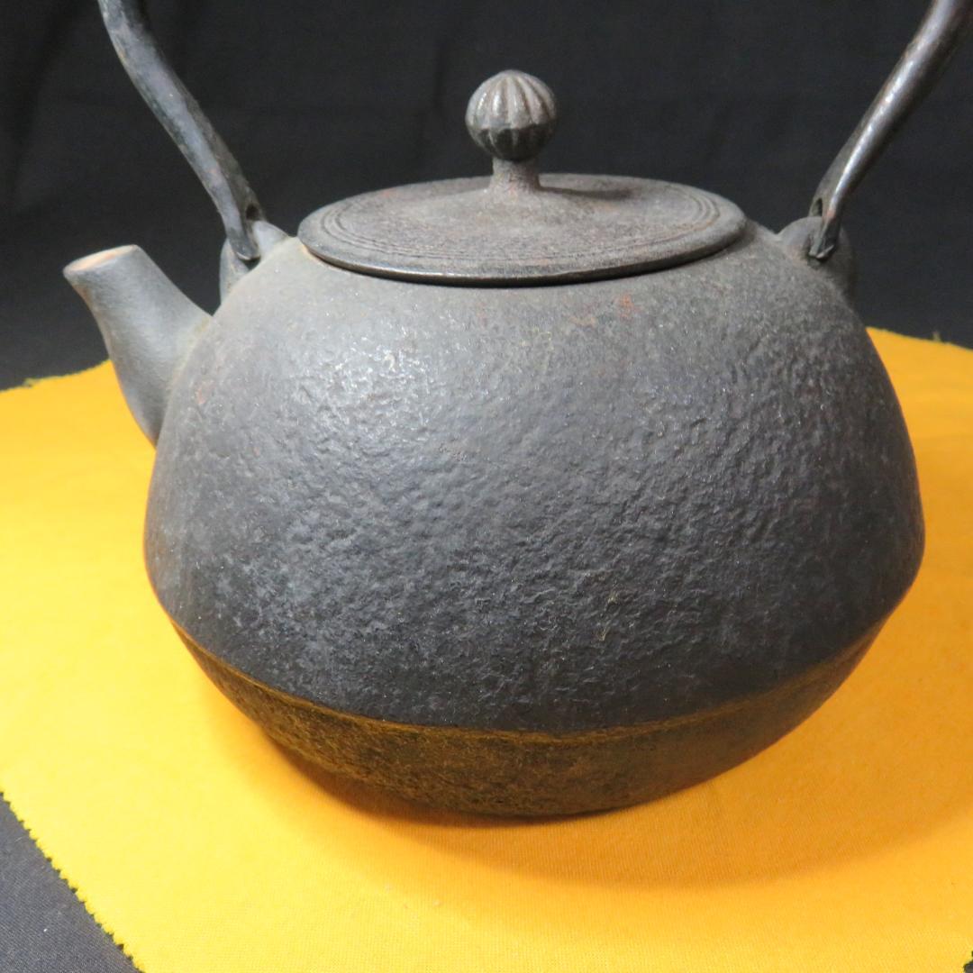 鉄瓶 馬 双馬 南部鉄器 錆 炉端 囲炉裏 キャンプ 茶道具 茶器