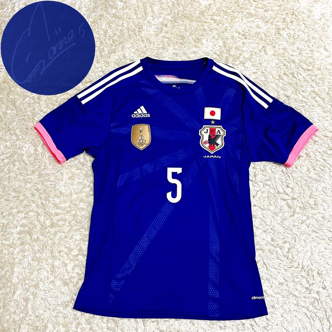 adidas 鮫島彩 サイン入り ユニフォーム 日本代表 なでしこジャパン 5