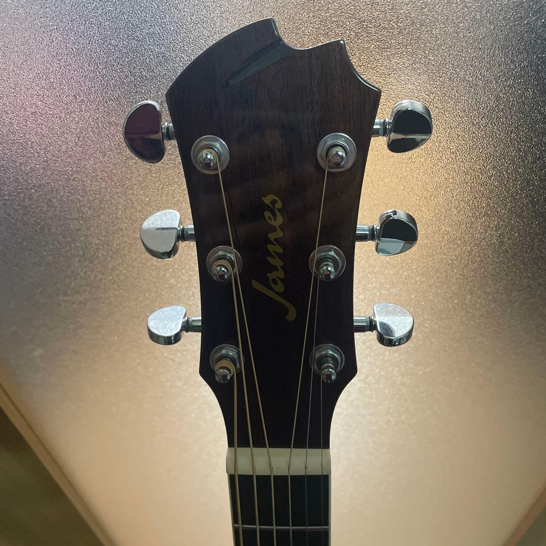 James J-300D BBT アコースティックギター ケース、チューナーつき