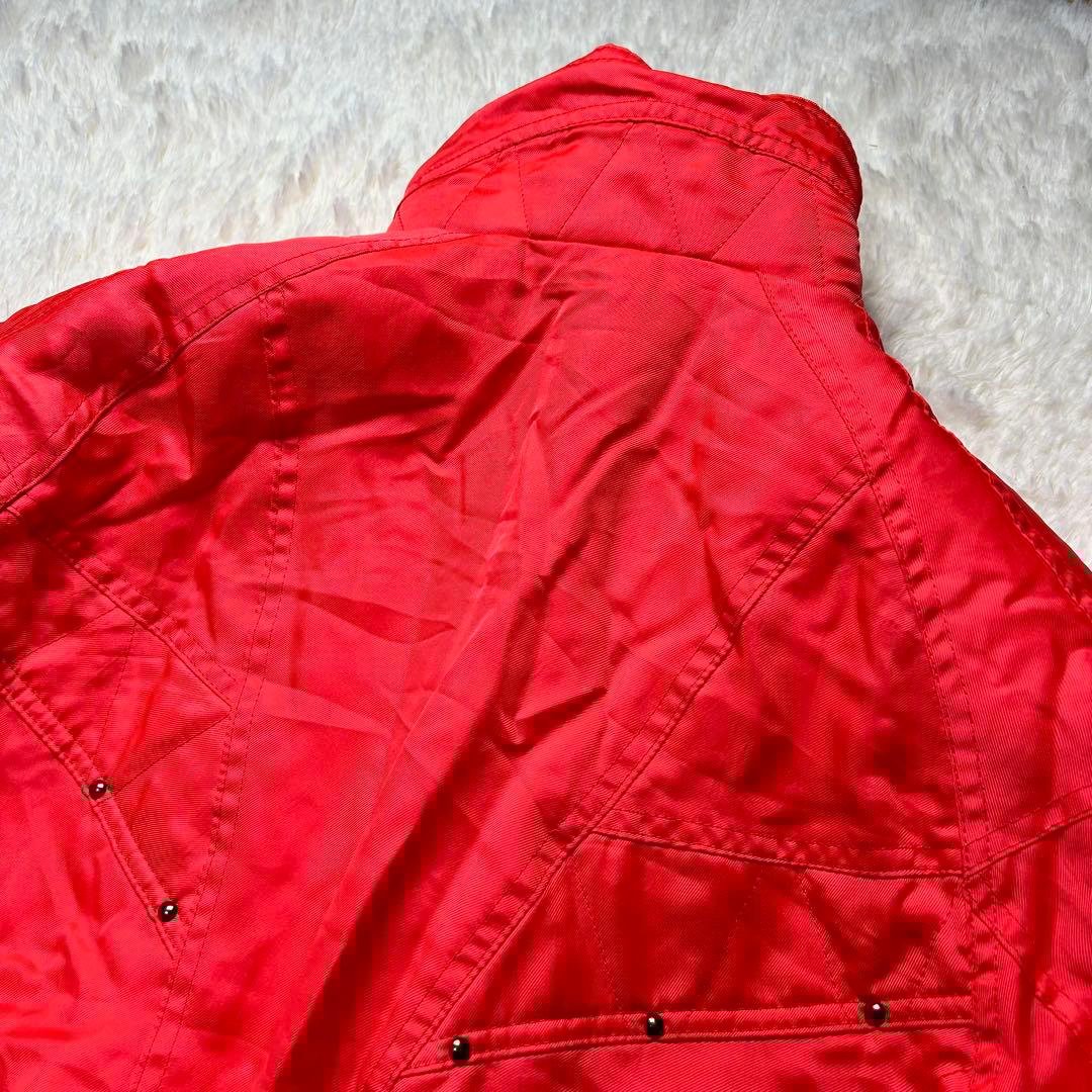 Ellesse スキーウェア スノボ 上下セット 金ボタンバックル オレンジ