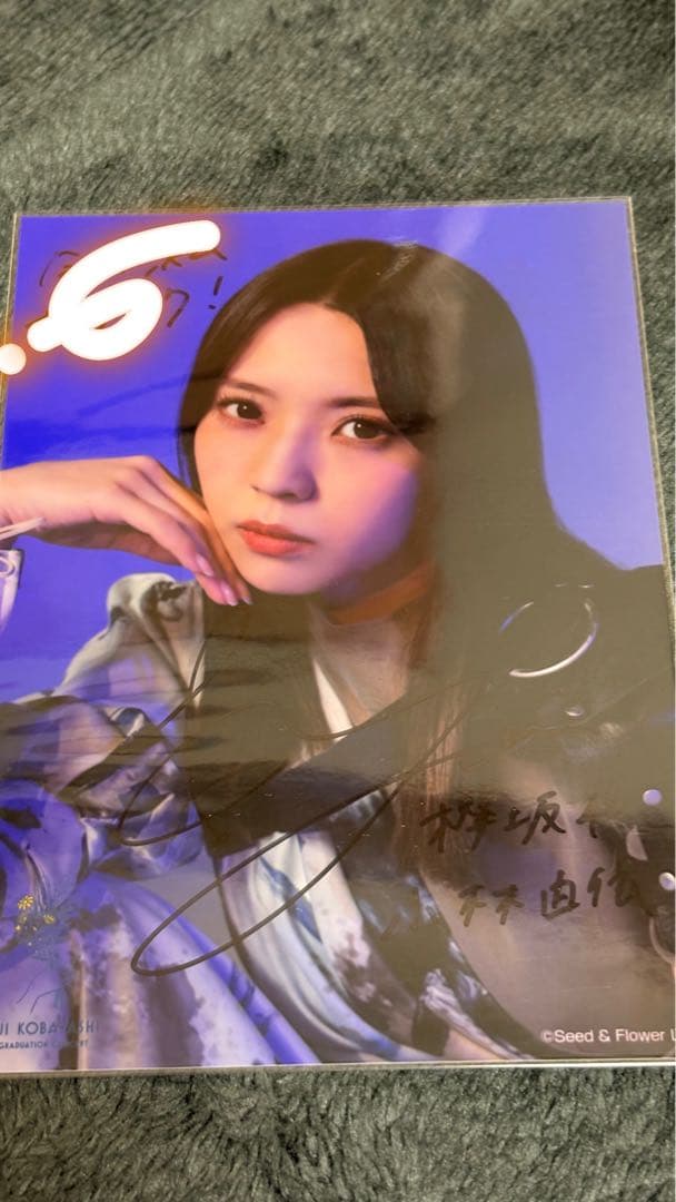 櫻坂46 小林由依　卒業コンサート　直筆サイン入り生写真
