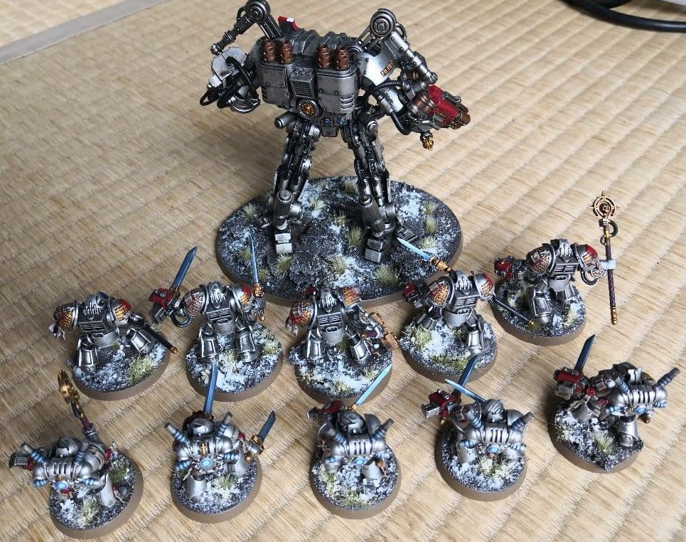 ウォーハンマー 40K スペースマリーン グレイ ナイト 塗装済み セット