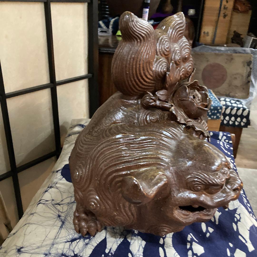 古備前骨董美術品珍品です❣️初売りです❣️希少ボタン獅子銘有り❣️