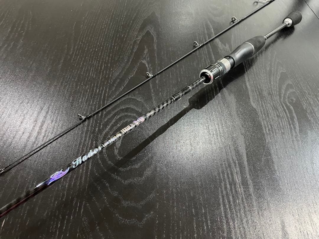 アジング釣りセット2ピースロッド（198㌢）&リール・ダイワ月下美人ワーム7点付