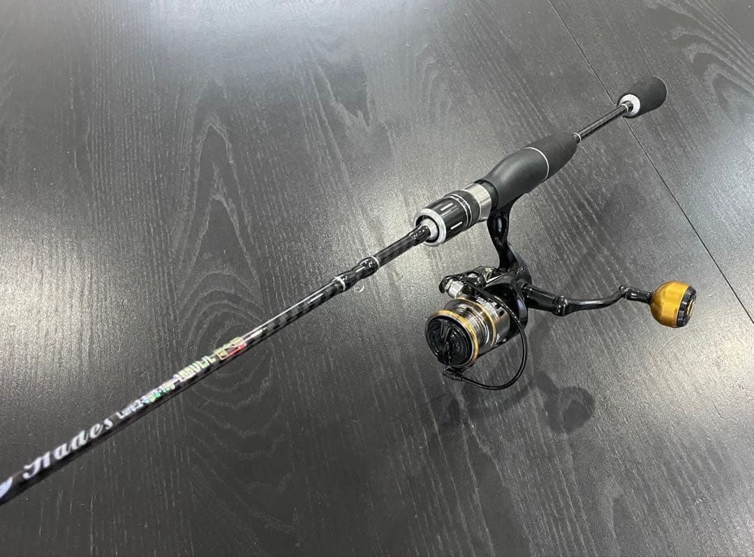 アジング釣りセット2ピースロッド（198㌢）&リール・ダイワ月下美人ワーム7点付