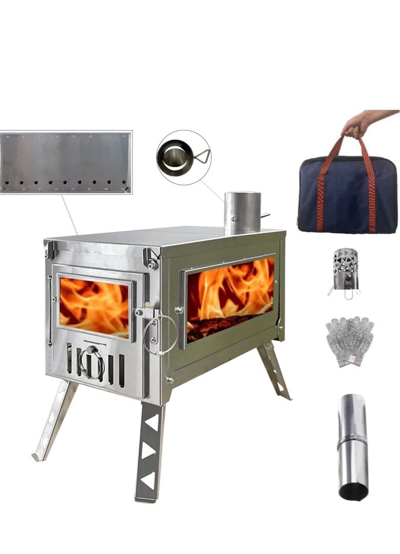 【値下げ】DANCHEL OUTDOOR ポータブル薪ストーブ