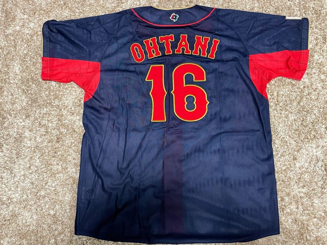 大谷翔平 侍JAPAN ユニホームWBCビジター刺繍タイプ