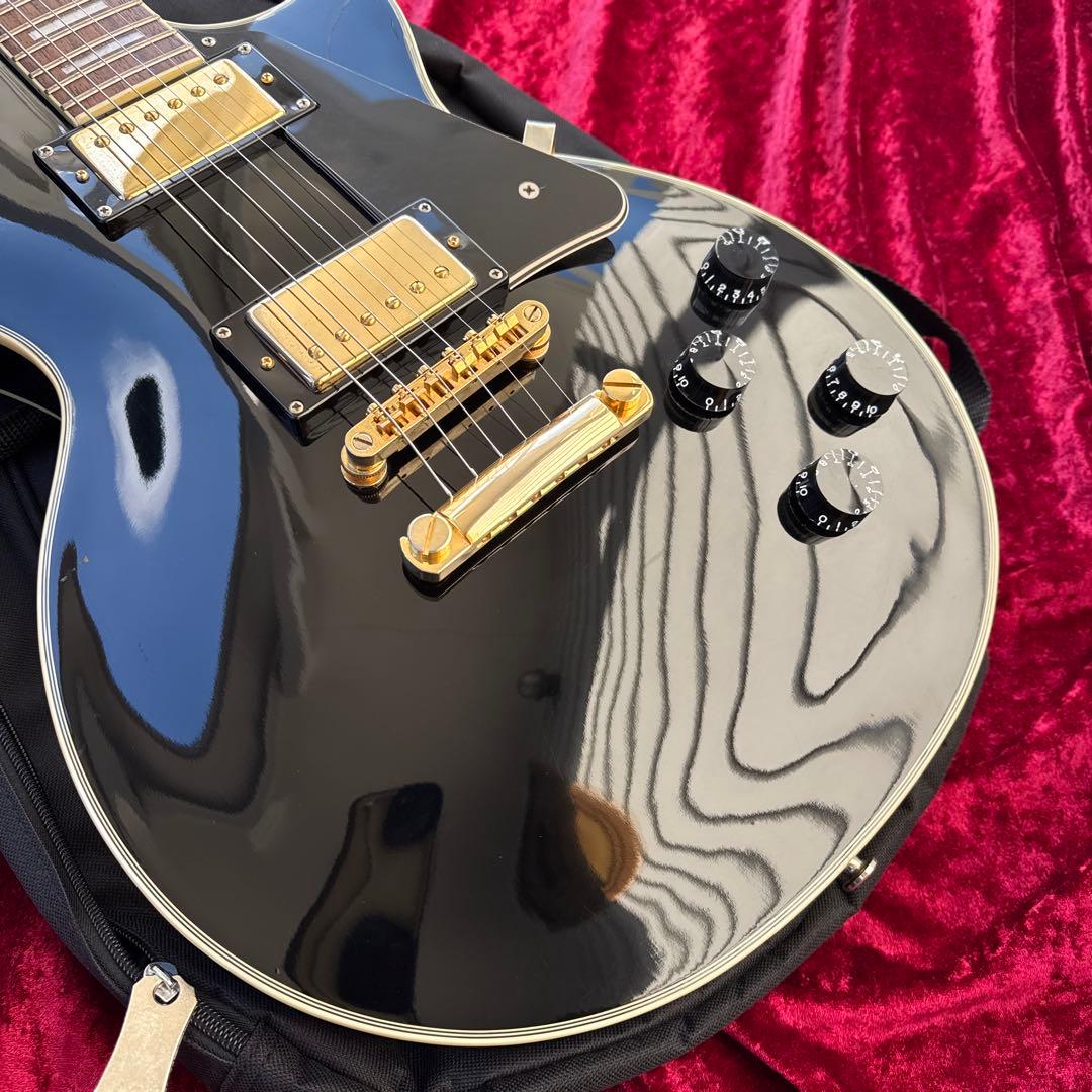 美品 メンテ済 Epiphone Les Paul CUSTOM Ebony