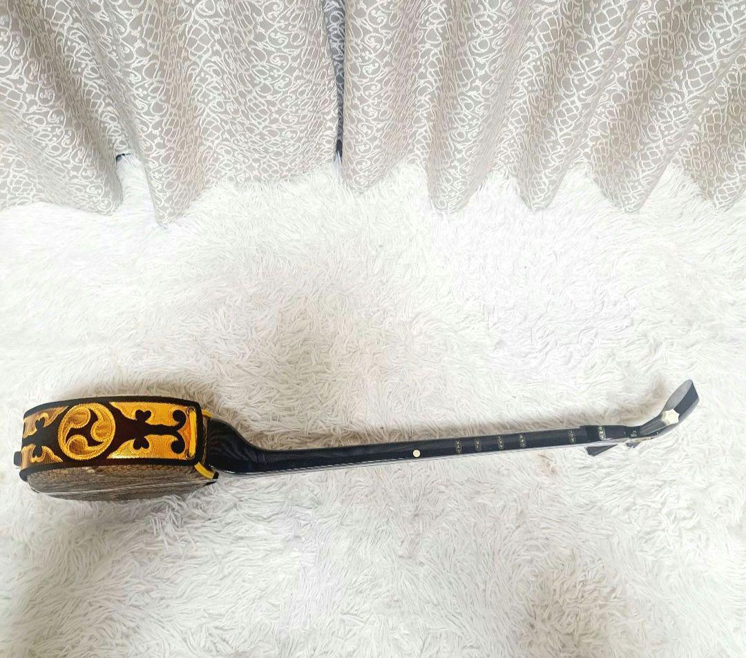 【高級品•職人手造り】沖縄三線 本蛇皮 本張り 本皮 弦楽器 和楽器 琉球