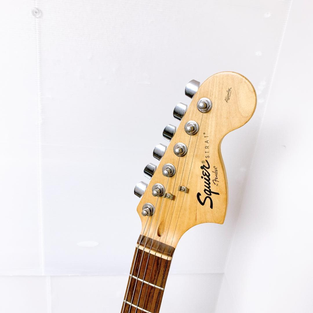 美品 Squier スクワイヤー ストラトキャスター エレキギター ブラック