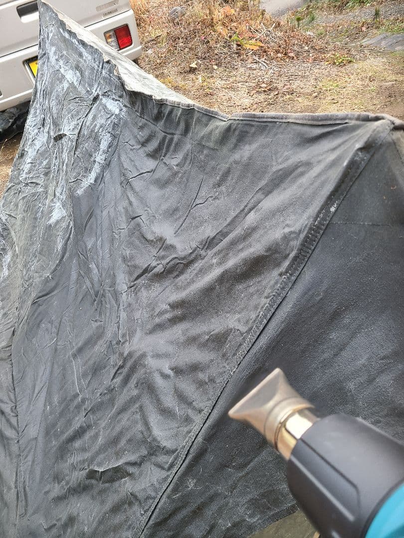 F1コットンテント　フライシートなし　ポール　ペグ　予備紐　収納袋付属