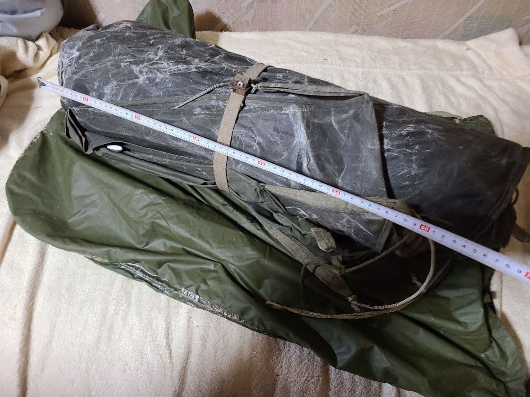 F1コットンテント　フライシートなし　ポール　ペグ　予備紐　収納袋付属