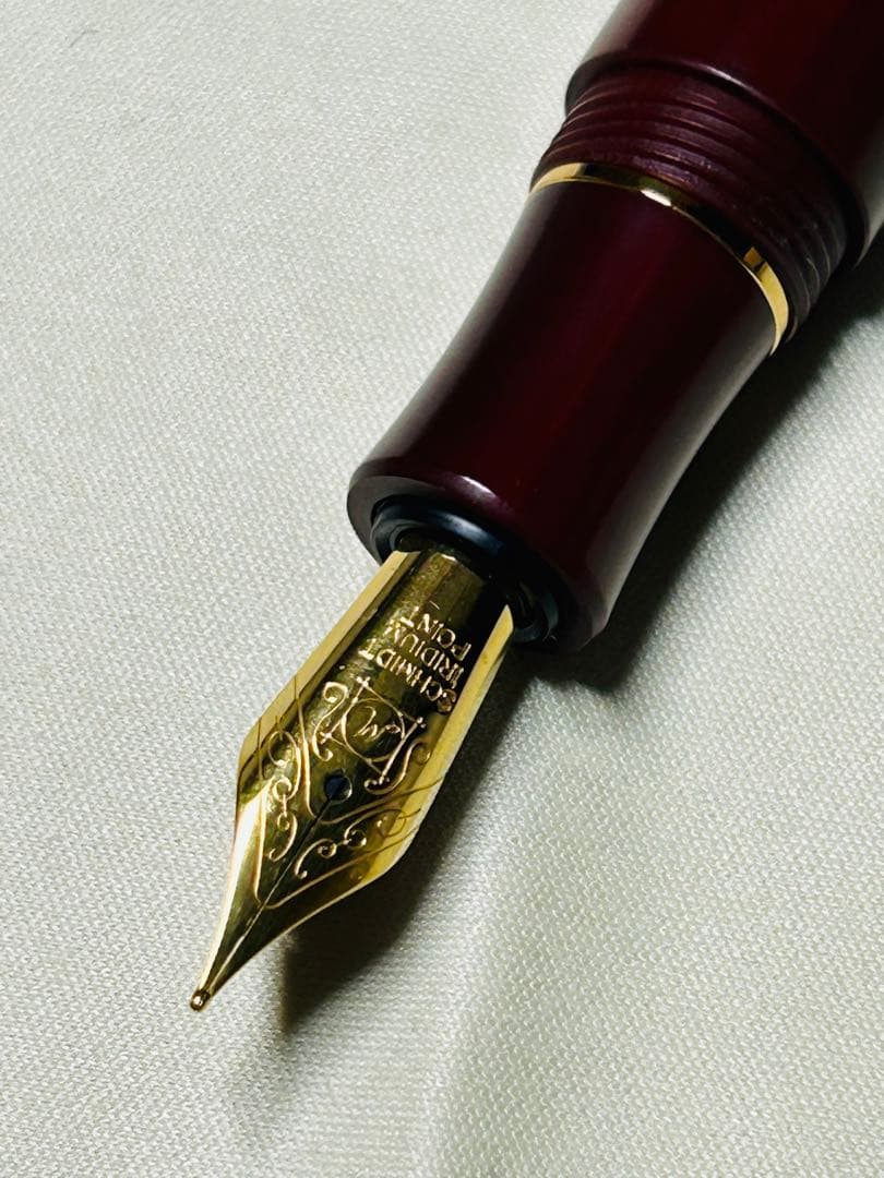 【値引】WANCHER ワンチャー　ベークライト 万年筆　回転吸入式　M 中字