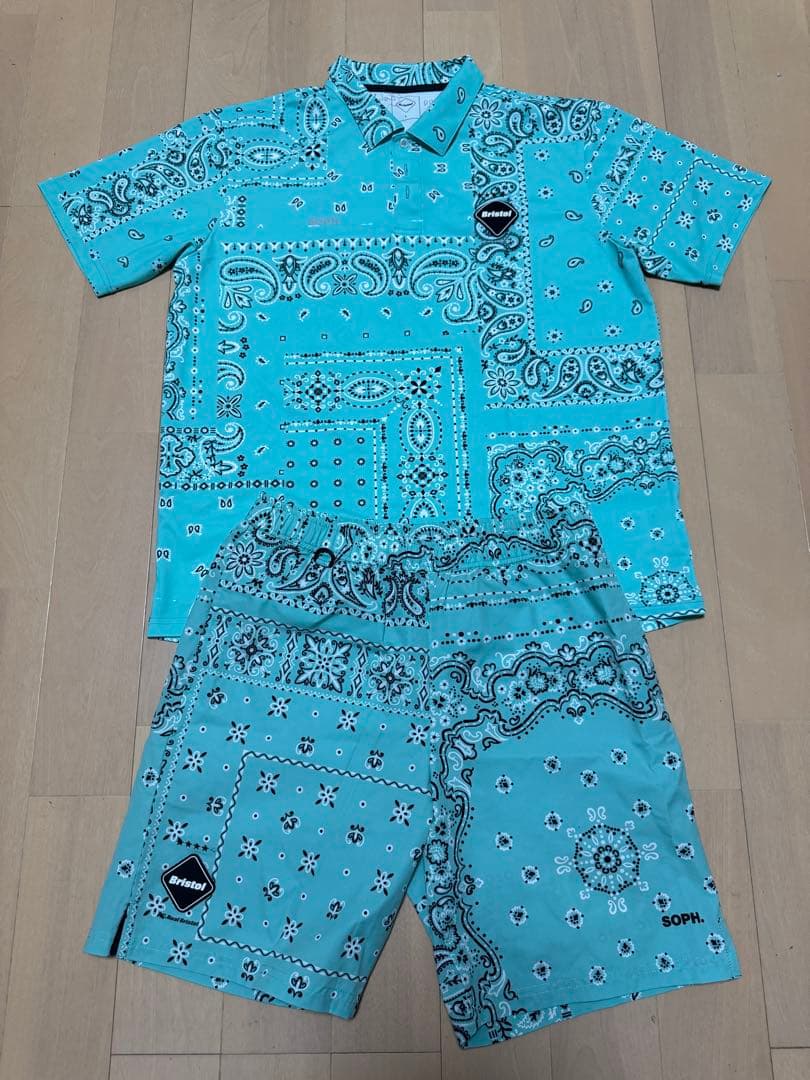 F.C.Real Bristol ペイズリー柄 セットアップ