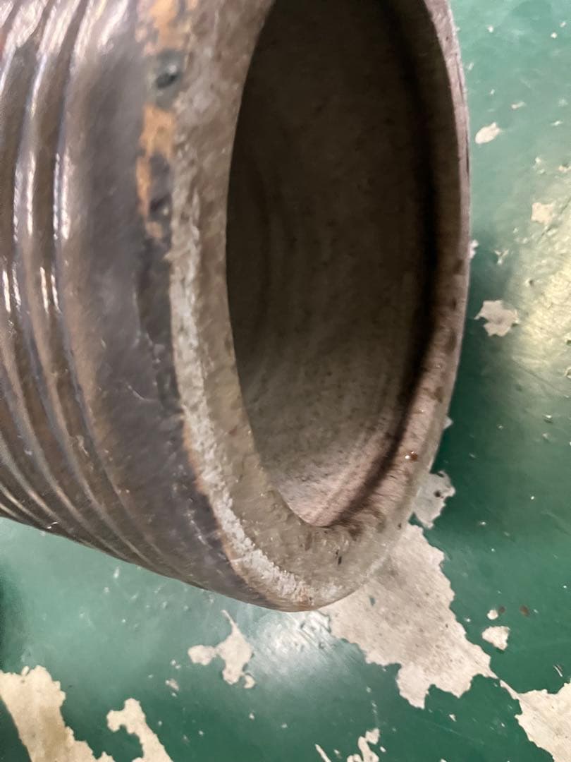 立ち火鉢 手炙り フラワーベース 花器 スタンド 陶器 藍色 紺 和風 レトロ