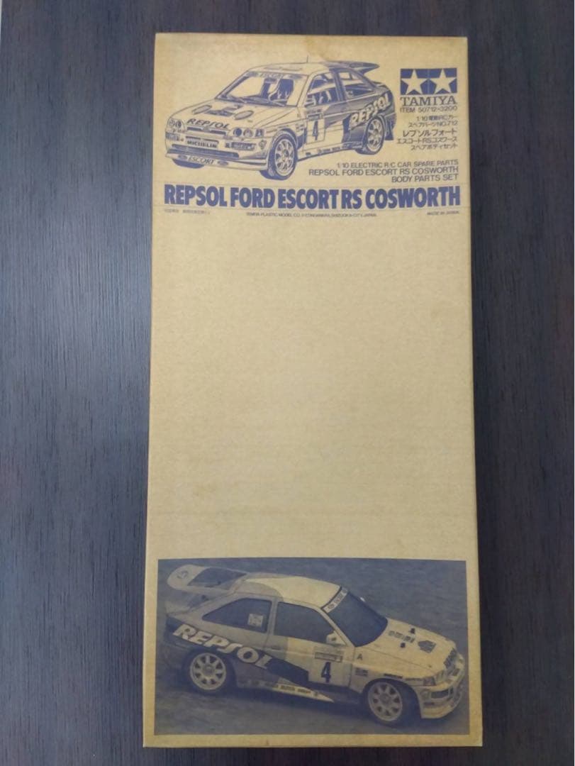 タミヤレプソルフォードエスコートRSラジコンボディ