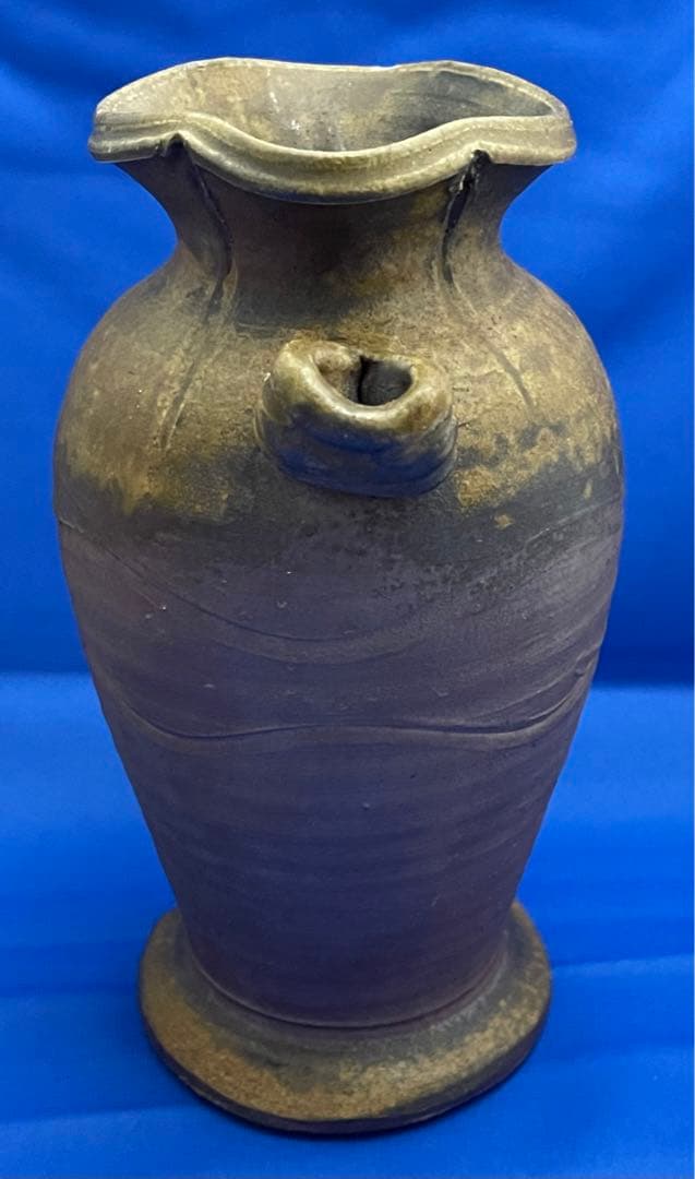 ★備前焼　作家　藤原陶臣　花入★