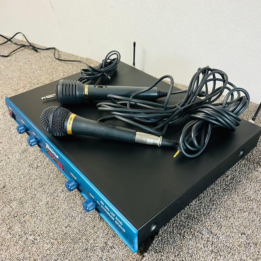 C6早い者勝ち✨Primo プリモ ワイヤレスマイクレシーバー マイク付き！