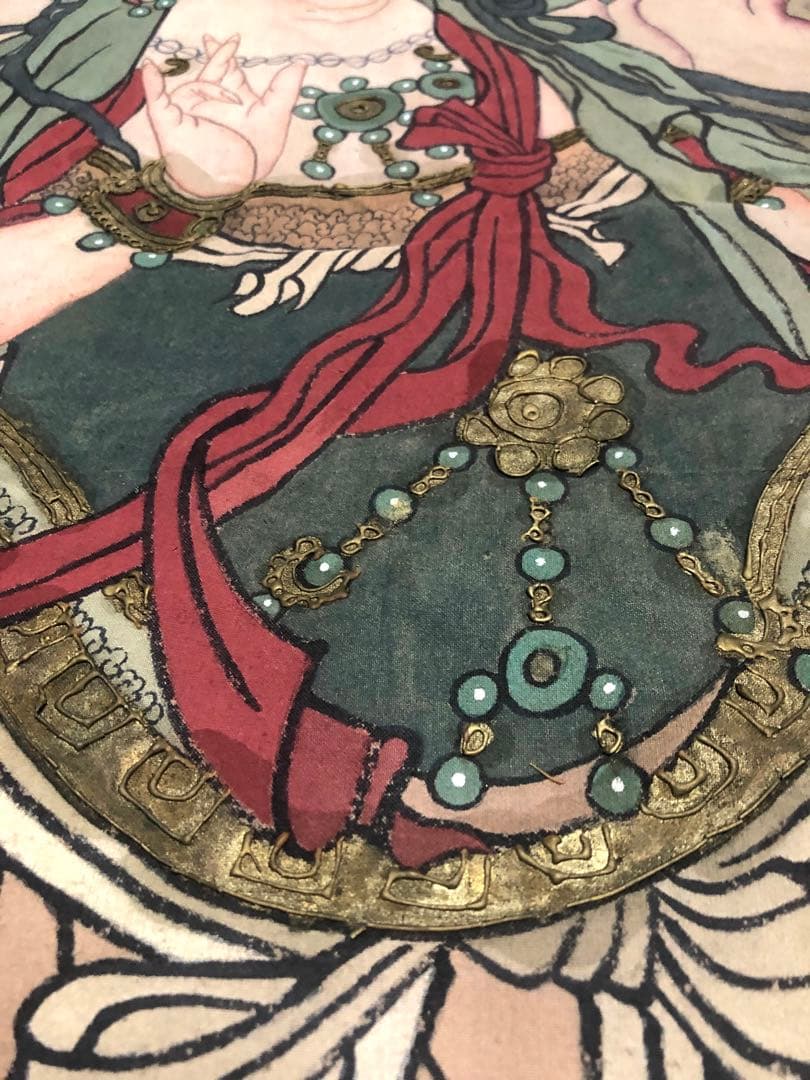 重要文化財、毗盧寺壁画1:1再現した肉筆模写