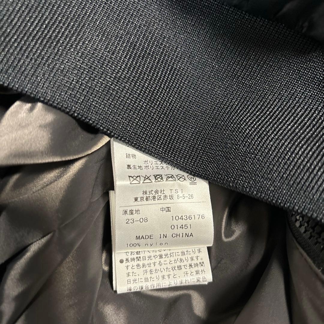 マスターバニースパッタリングエコファーコンビブルゾンブラックサイズ1