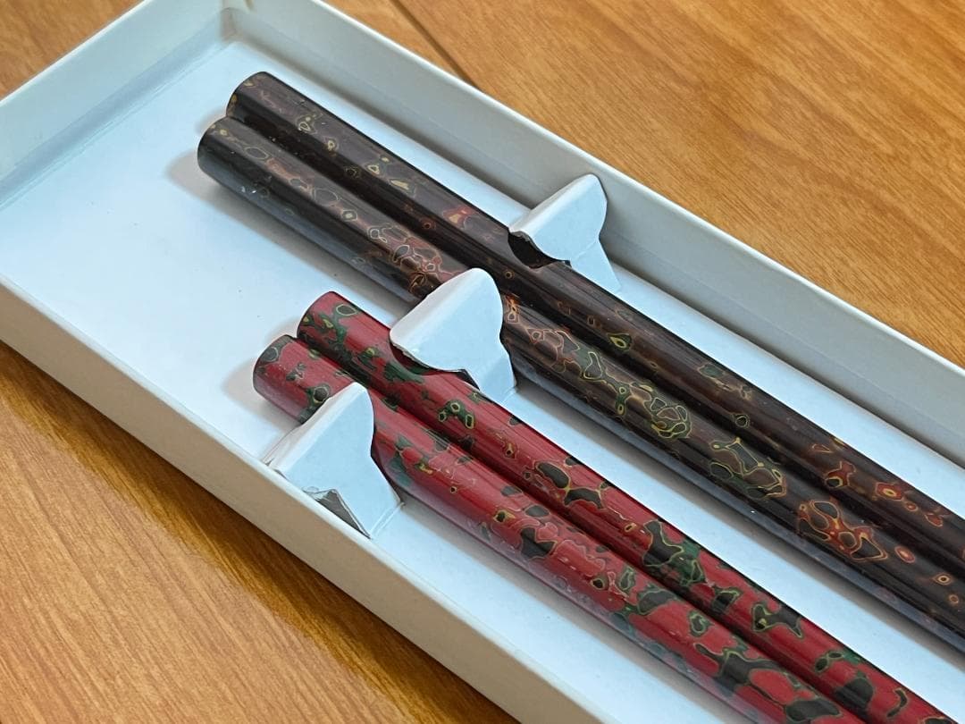 【認証番号付き】 津軽塗 漆器 椀＆箸 2客セット【津軽塗夫婦椀・津軽塗夫婦箸】