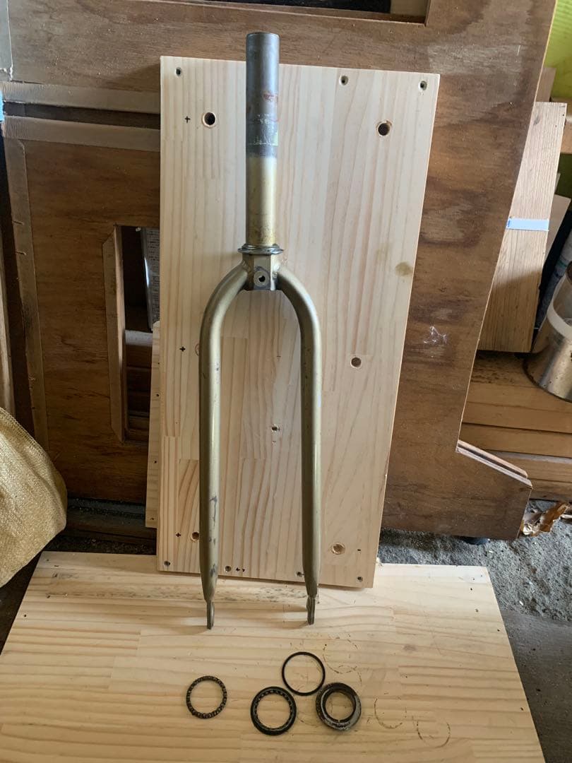 ピスト　フロントフォーク　トリック　fgfs ヘッドパーツおまけ