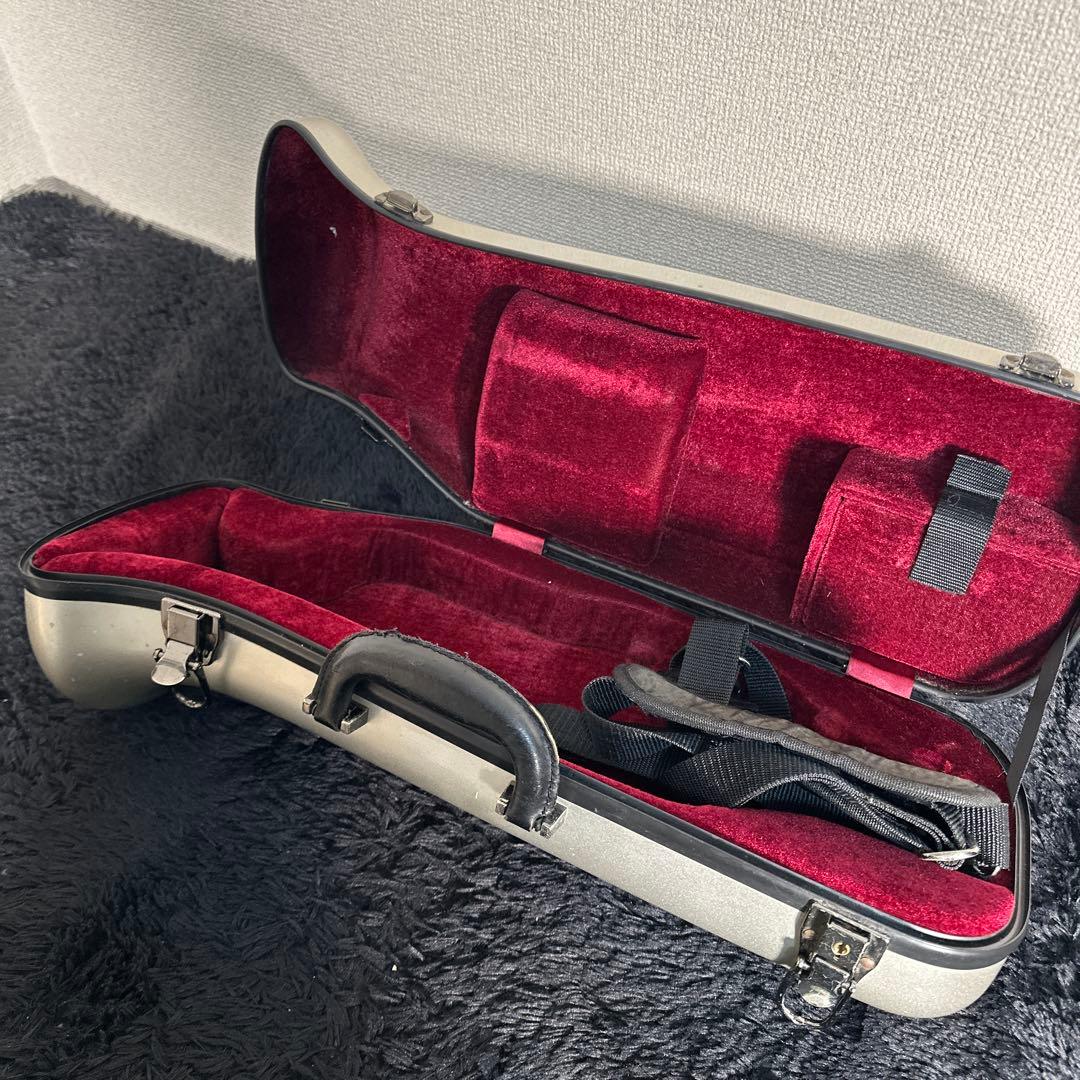 C.C Shiny トランペット ハードケース 管楽器 シルバー