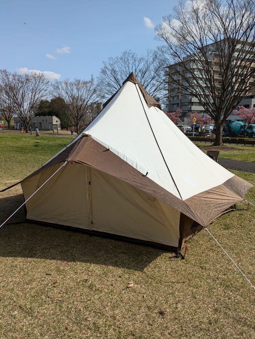 オガワ　グロッケ12tc、タープペンタ4×4、PVCマルチシート