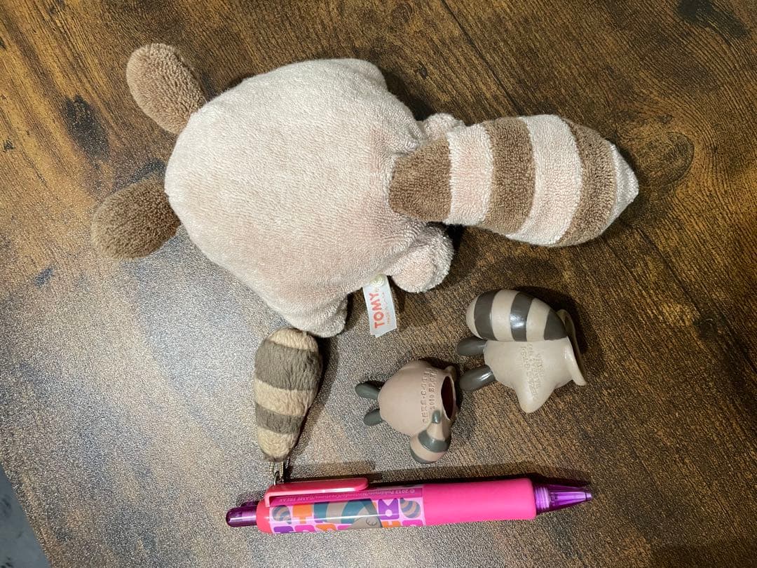 ポケモン オタチ TOMYぬいぐるみ 指人形 シャープペン