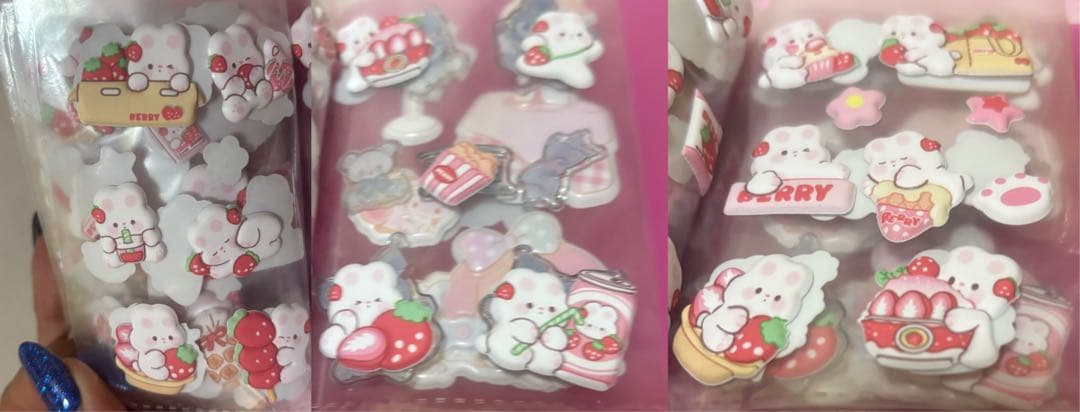 シール帳完成品　ポンポンドロップシール