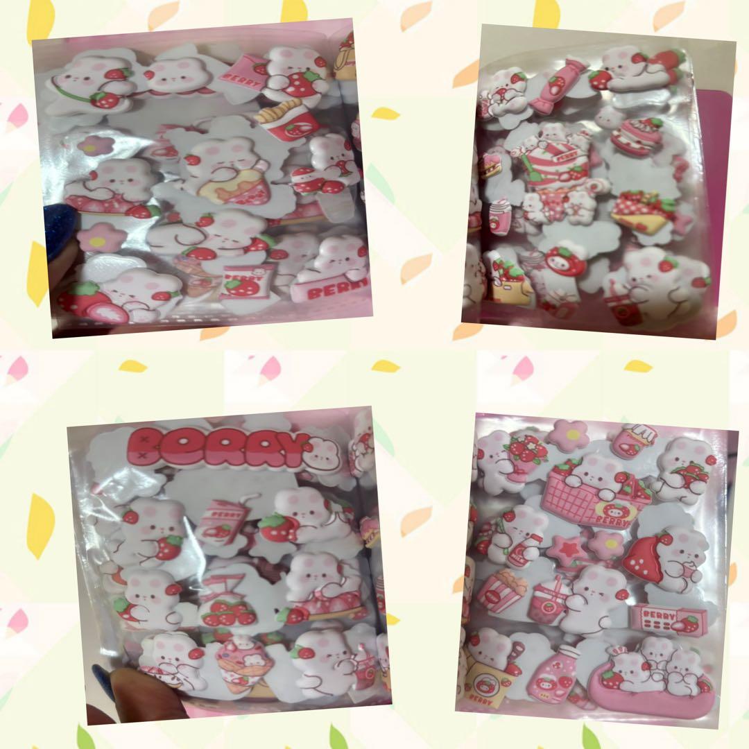 シール帳完成品　ポンポンドロップシール