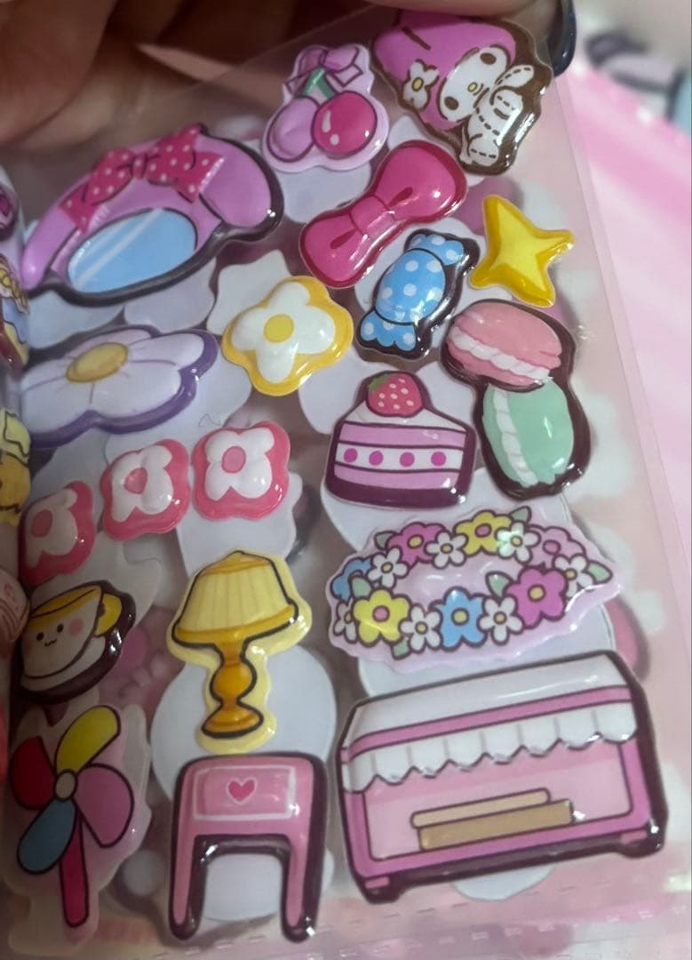 シール帳完成品　ポンポンドロップシール