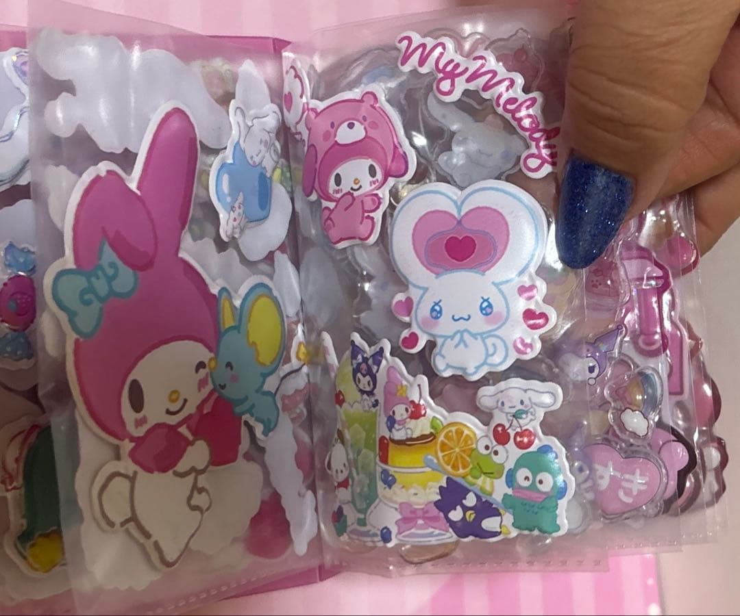 シール帳完成品　ポンポンドロップシール