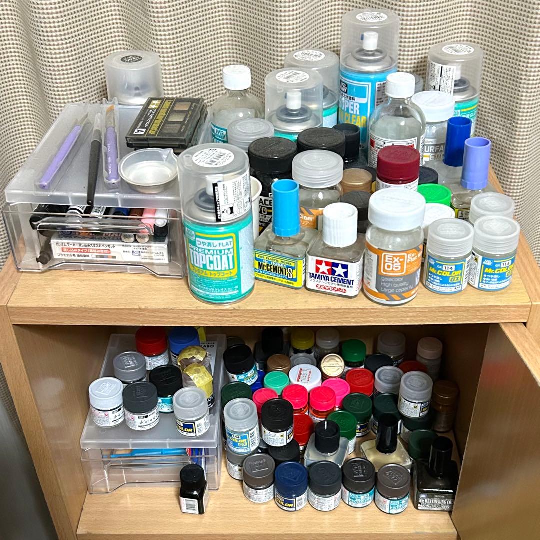 クレオス タミヤ ガイアカラー等 塗料 大量セット