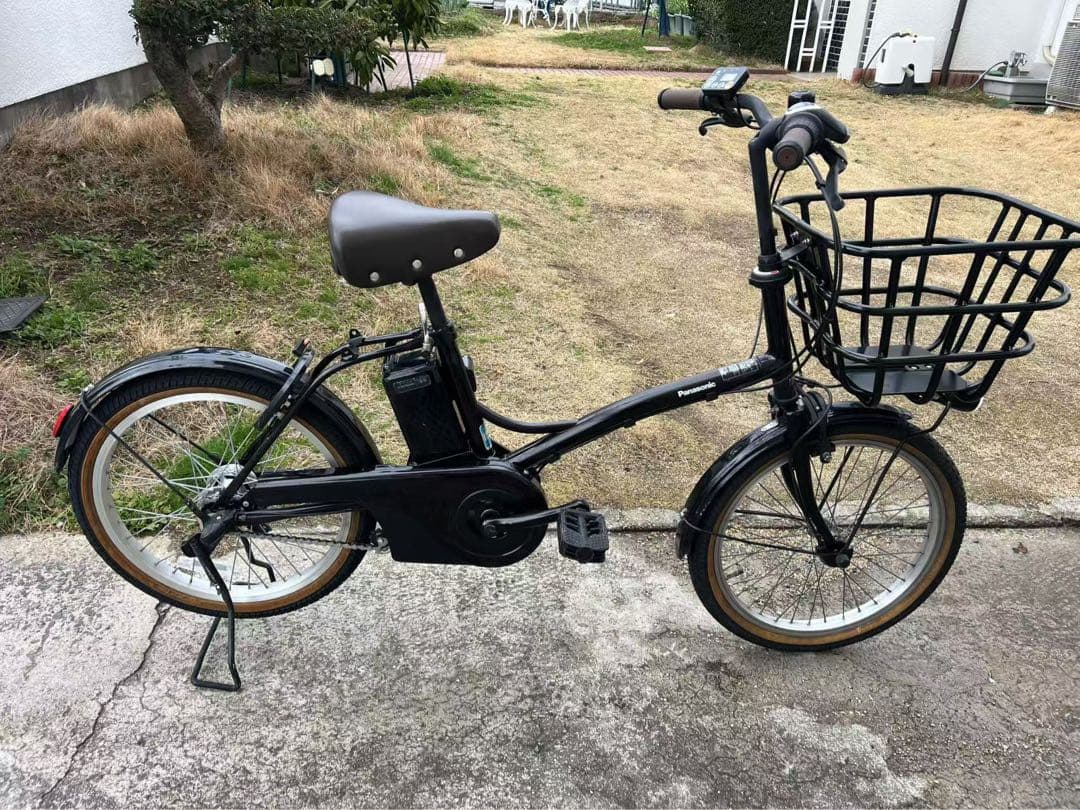 【203】パナソニック 電動アシスト自転車 20インチ　充電器付き 8AH