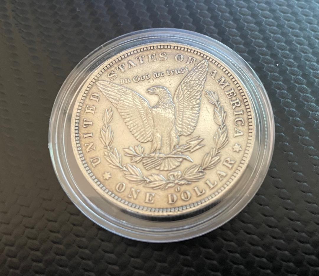 新春SALE【1884 モンガルダラー 銀貨】 先祖代々ケース保管品