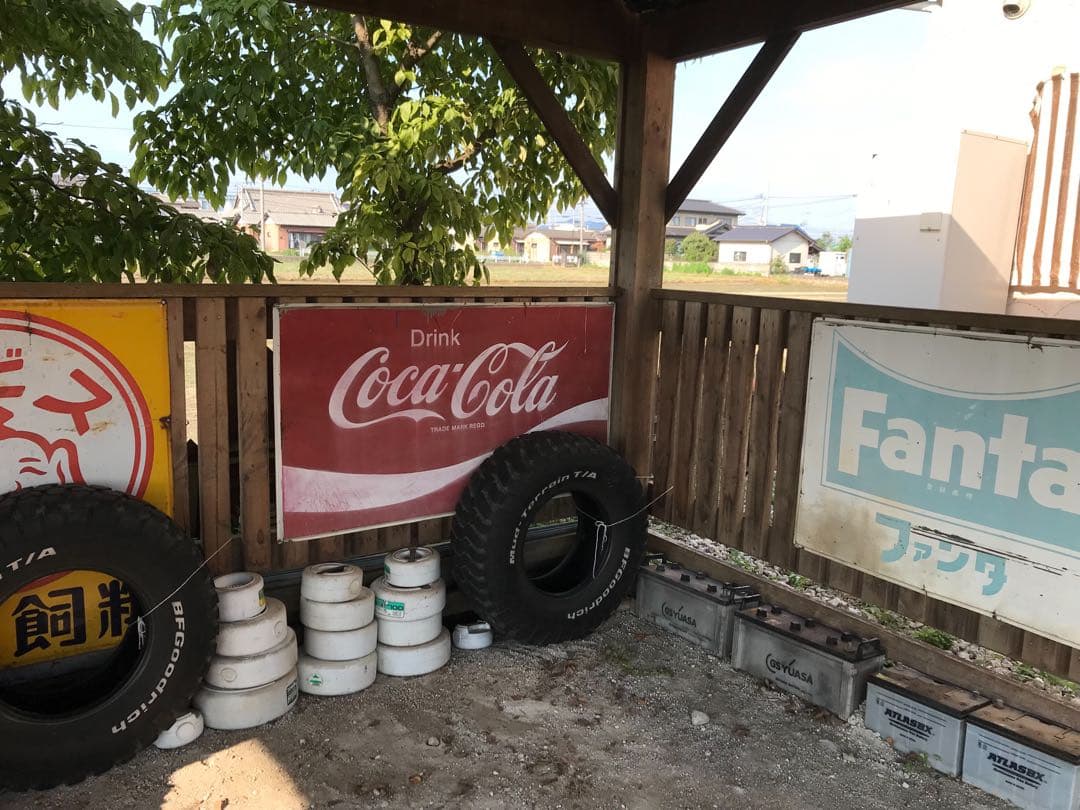 コカコーラ看板　昭和レトロ142cm✖️80cm ブリキ 　　【※引き取り限定】