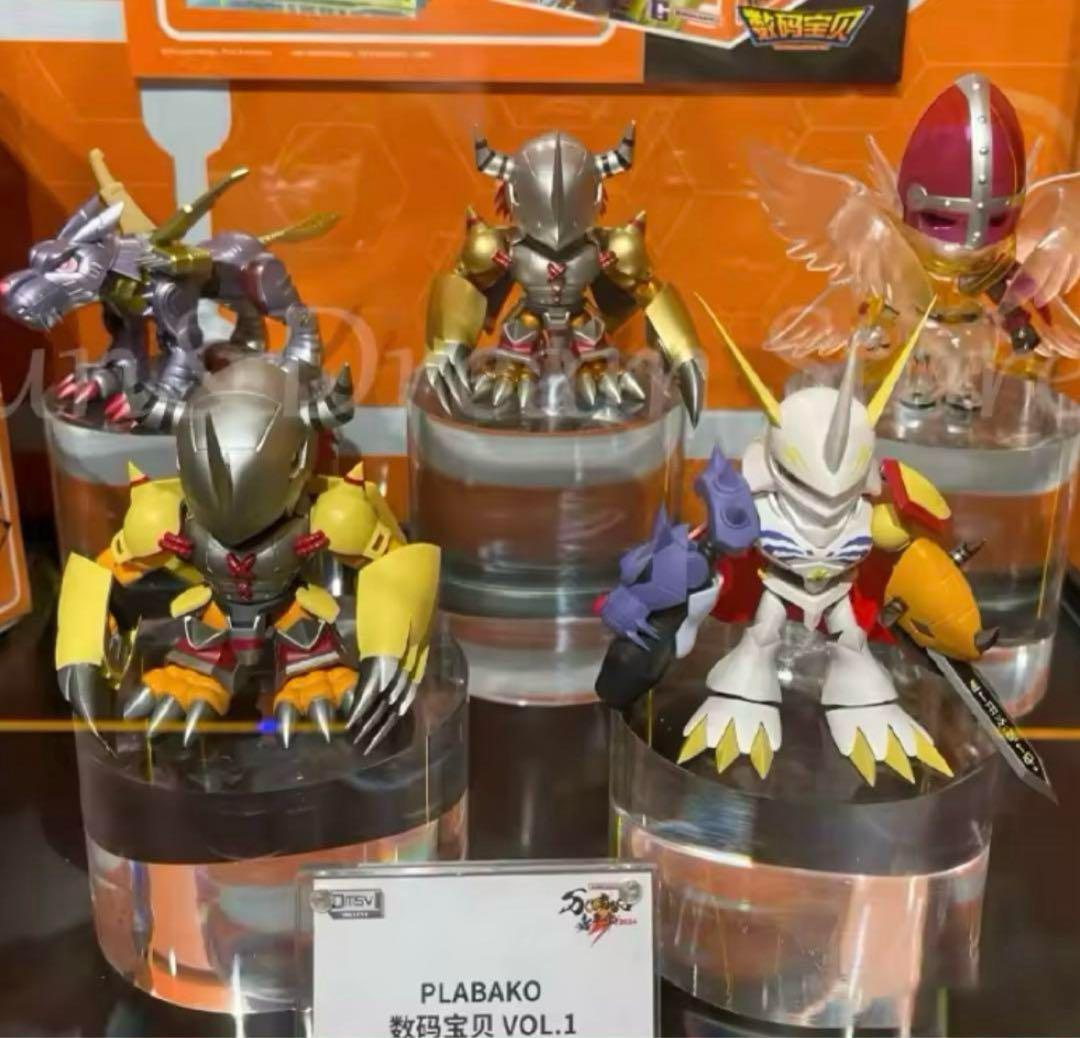 バンダイ　海外限定　デジモン　プラモデル　Plabako 4点セット