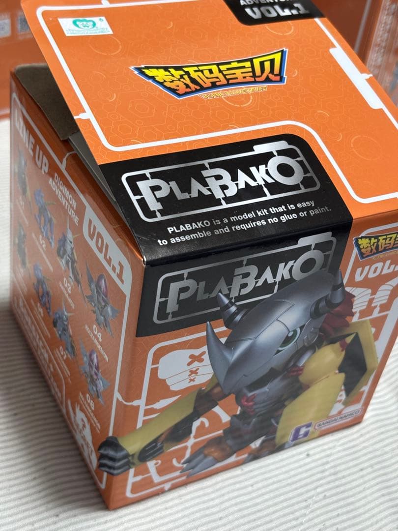 バンダイ　海外限定　デジモン　プラモデル　Plabako 4点セット
