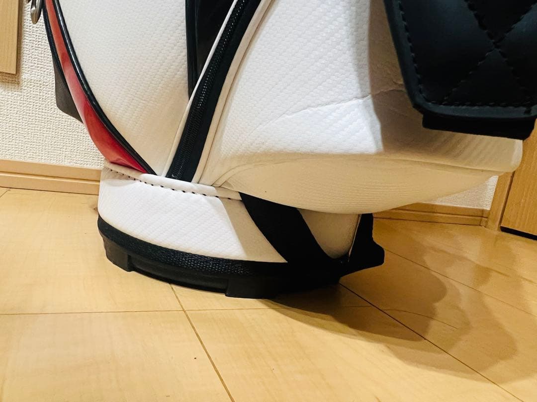 ブリヂストン キャディバッグ ホワイト/ブラック/レッド