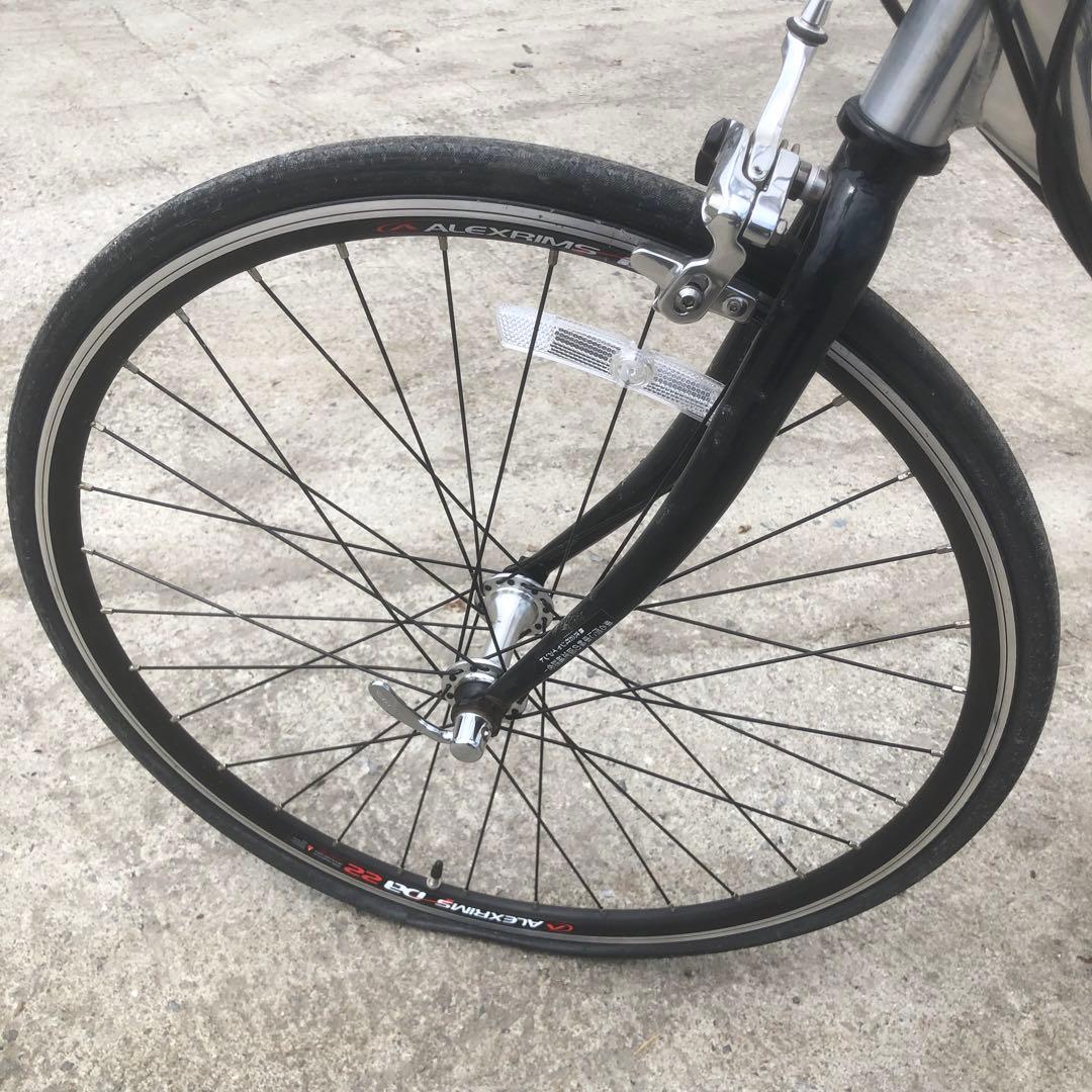 GIANT ジャイアント MR4F クロスバイク シルバー 折り畳み自転車