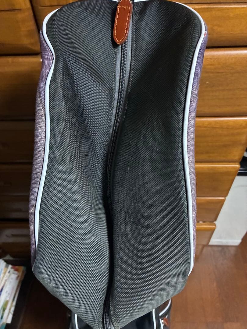 EDWIN ゴルフ キャディバッグ ブラック・デニム