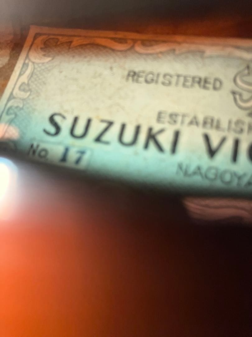 72年前の鈴木バイオリン製造　4/4サイズ No.17