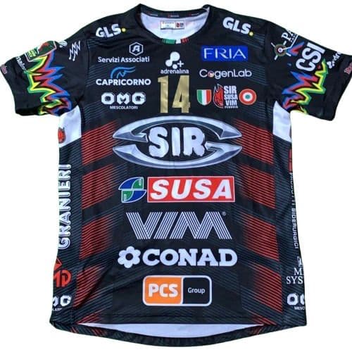 石川祐希　ペルージャ　ユニフォーム　24-25　黒　Lサイズ