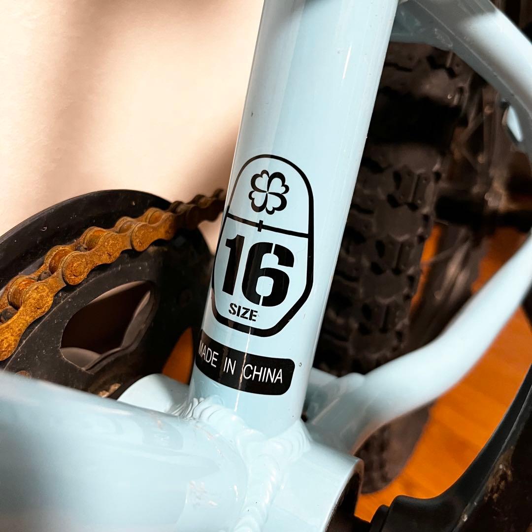 ヨツバサイクル ヨツバゼロ 16インチ ラムネブルー 証明書付　人気カラー