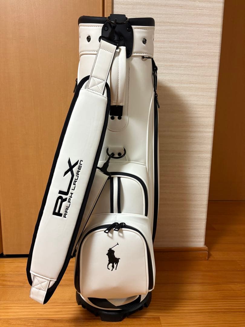 RLX Premium series キャディバッグ ホワイト　フード付き