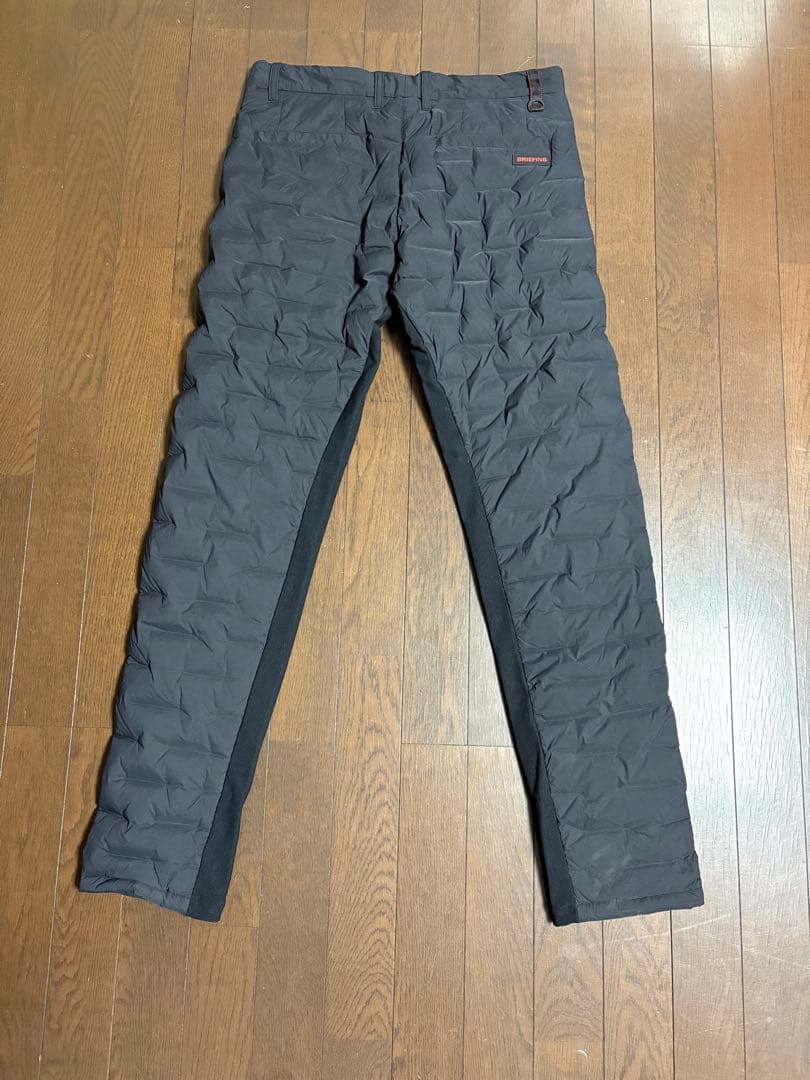 ブリーフィング BRIEFING ハイブリッドダウンパンツ 23年 黒 S