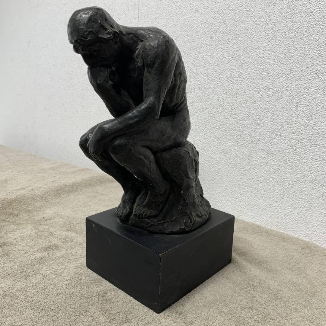 考える人　彫像　胸像　置物　美術　芸術　レトロ　アンティーク　XZ3824
