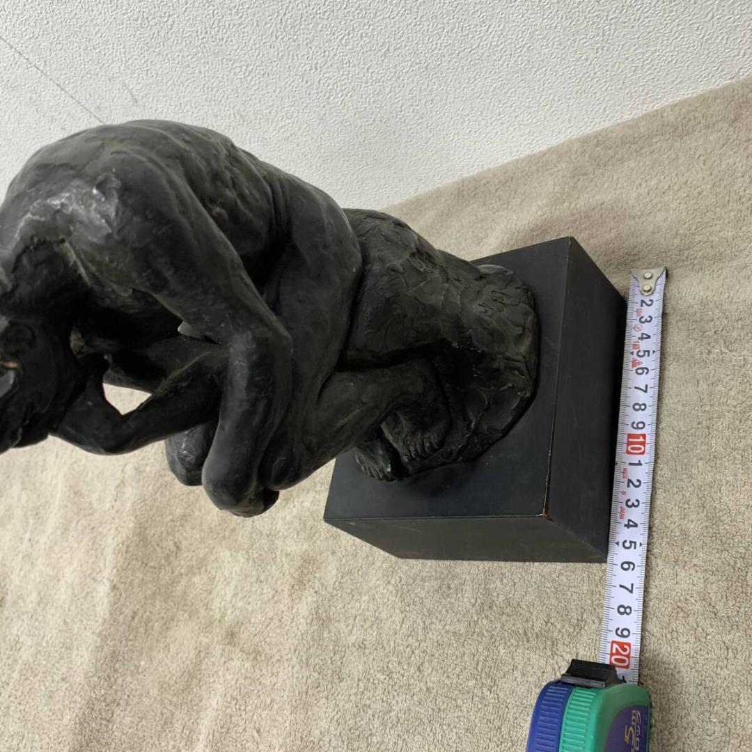 考える人　彫像　胸像　置物　美術　芸術　レトロ　アンティーク　XZ3824