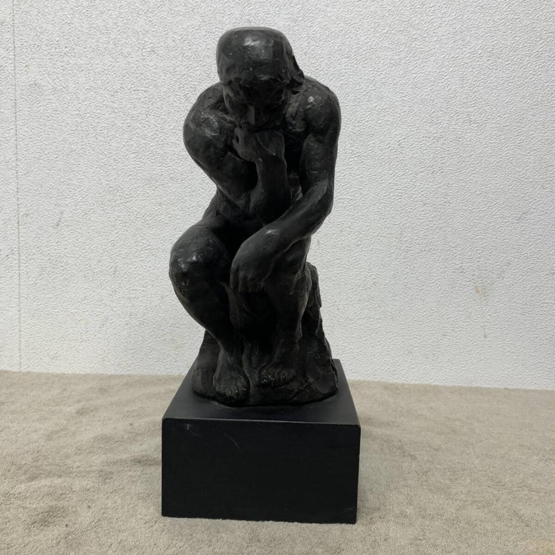 考える人　彫像　胸像　置物　美術　芸術　レトロ　アンティーク　XZ3824